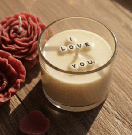 Secret Message Candle